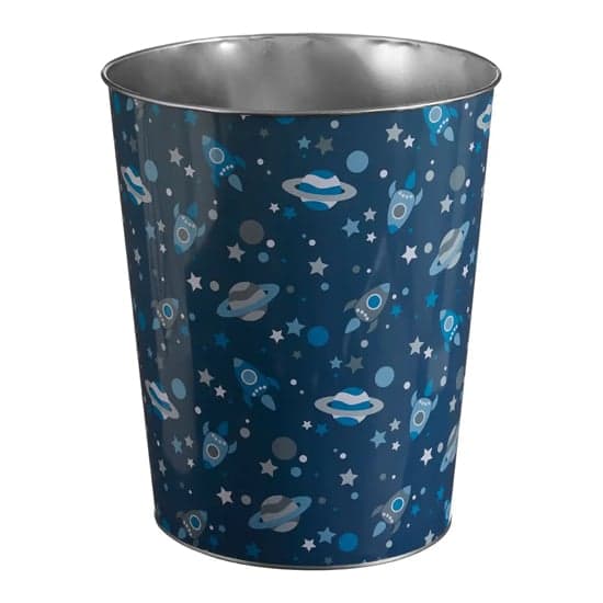 Concord Metal Stars Bathroom Waste Bin In Blue_2