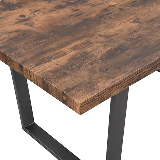 Constable Wooden Dining Table Rectangular In Rustic Oak_8