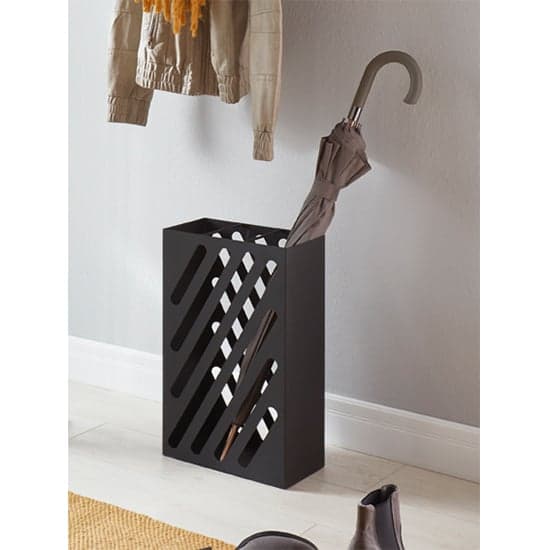 Conway Metal Umbrella Stand In Black_1