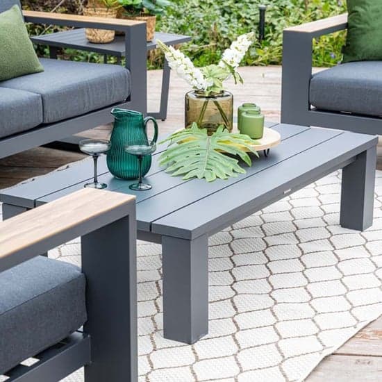 Cora Aluminium Outdoor Coffee Table In Charcoal_4