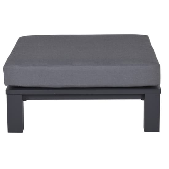 Cora Fabric Ottoman In Dark Grey With Charcoal Frame_2