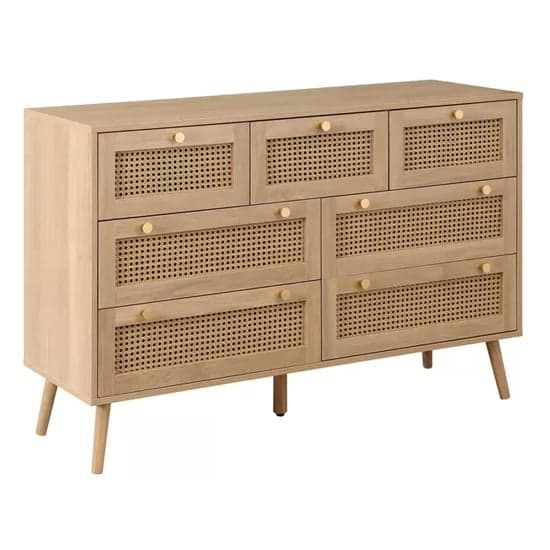 Coralie Wooden Chest Of 7 Drawers In Oak_2