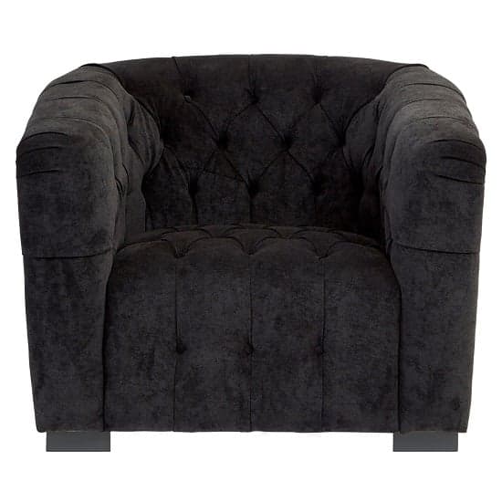Corellie Upholstered Fabric Armchair In Black_2