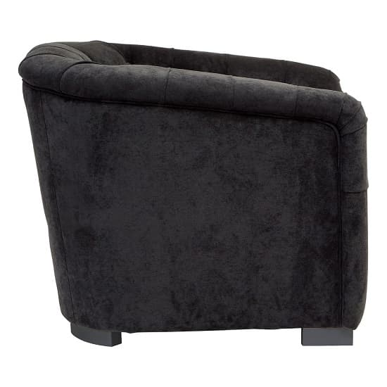 Corellie Upholstered Fabric Armchair In Black_3