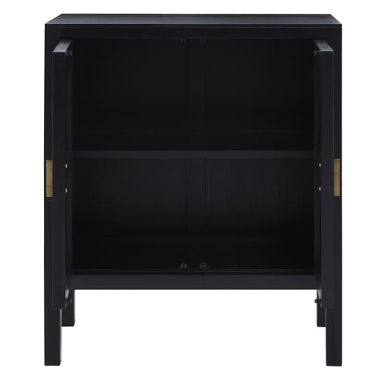 Corson Cane Rattan Wooden Sideboard With 2 Doors In Black_4