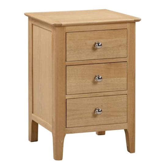 Callia Bedside Cabinet In Oak With 3 Drawers_2