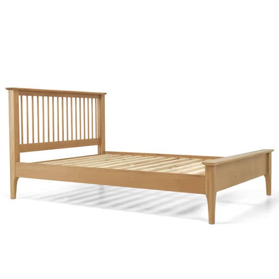 Courbet Wooden King Size Low Foot Bed In Light Solid Oak_3
