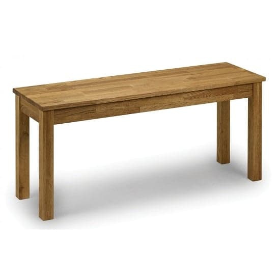 Calliope Wooden Dining Bench In Oiled Oak Finish_1