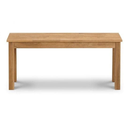 Calliope Wooden Dining Bench In Oiled Oak Finish_2