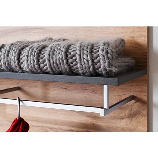 Coyco Wooden Tall Coat Rack In Wotan Oak And Grey_4
