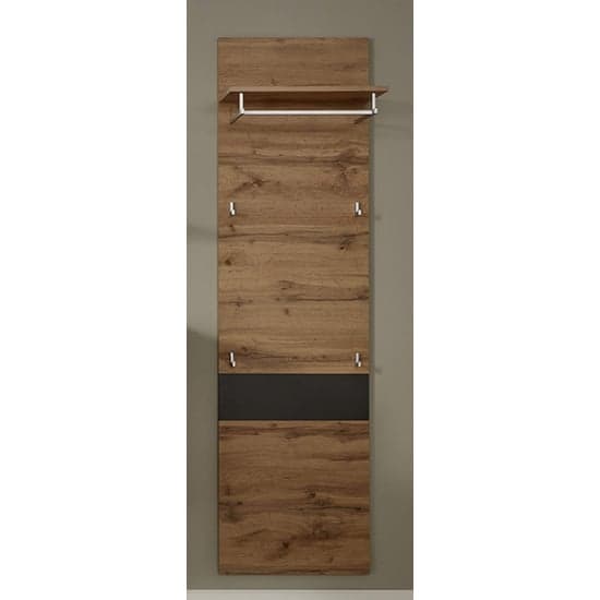Coyco Wooden Tall Coat Rack In Wotan Oak And Grey_1