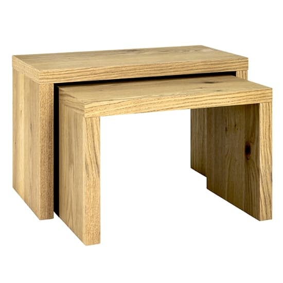 Creek Wooden Set Of 2 Side Tables In Oak_2
