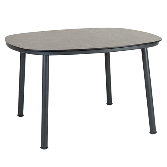 Crod Outdoor 1200mm Pebble Dining Table With 4 Chairs In Grey_3