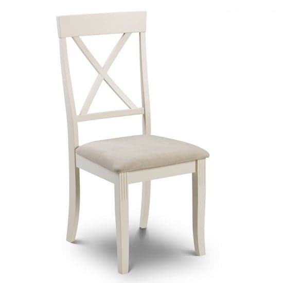 Dagan Wooden Dining Chair In Ivory Laquered Finish_1