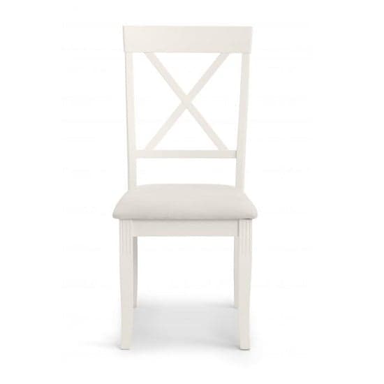 Dagan Wooden Dining Chair In Ivory Laquered Finish_2