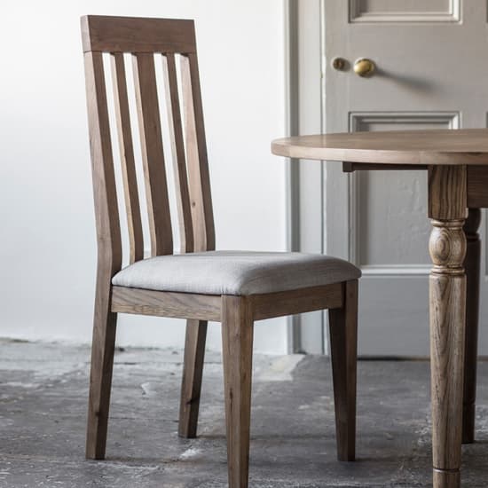 Cukham Oak Wooden Dining Chairs In A Pair_2