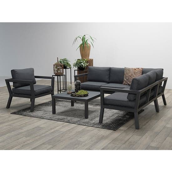 Cupar Fabric Lounge Set With Coffee Table In Reflex Black_2