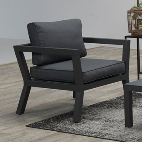 Cupar Outdoor Fabric Armchair In Reflex Black_1