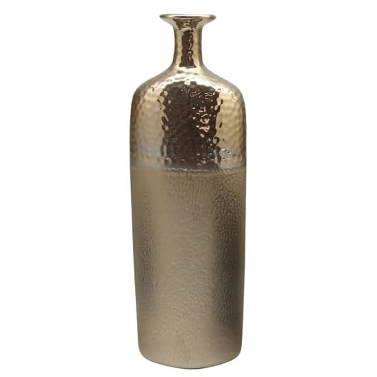 Cuprano Ceramic Large Decorative Bottle Vase In Copper_1