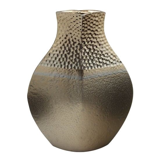 Cuprano Ceramic Medium Decorative Pot Vase In Copper_1