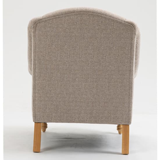 Cusco Fabric Bedroom Chair In Oat With Oak Legs_6