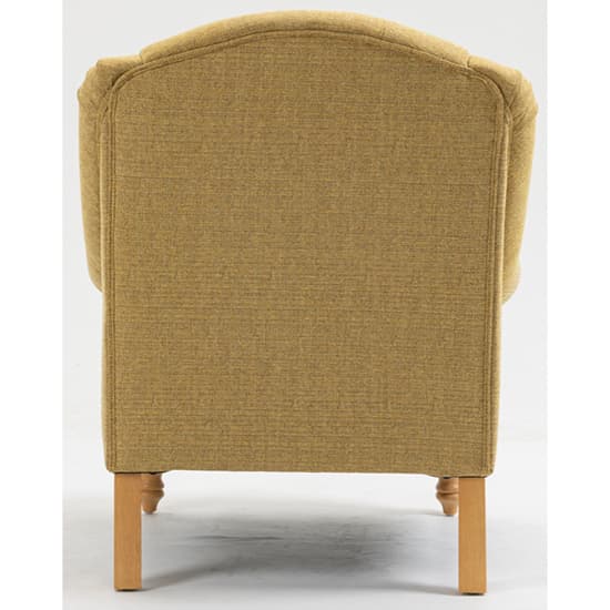 Cusco Fabric Bedroom Chair In Sand With Oak Legs_6