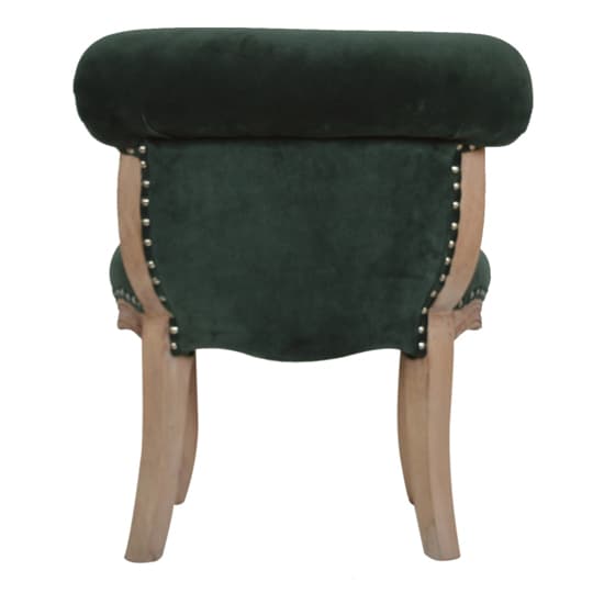 Cuzco Velvet Accent Chair In Emerald Green And Sunbleach_6