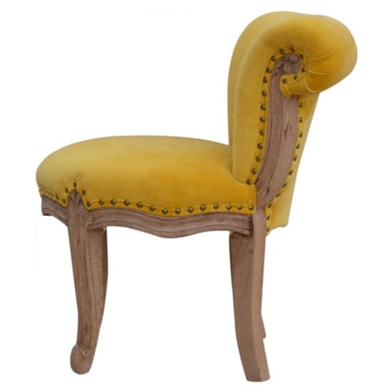 Cuzco Velvet Accent Chair In Mustard And Sunbleach_3