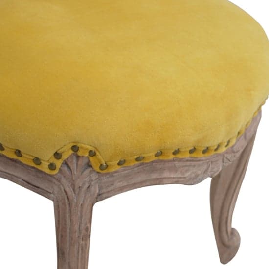 Cuzco Velvet Accent Chair In Mustard And Sunbleach_5