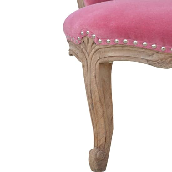 Cuzco Velvet Accent Chair In Pink And Sunbleach_6