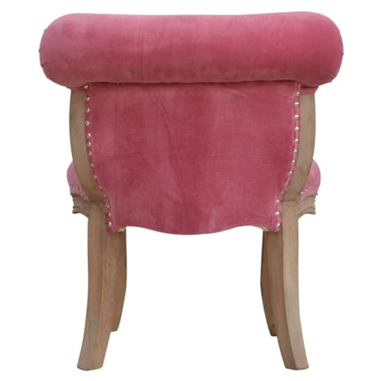 Cuzco Velvet Accent Chair In Pink And Sunbleach_8