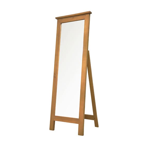 Cyprian Wooden Cheval Mirror In Chunky Pine Frame_2