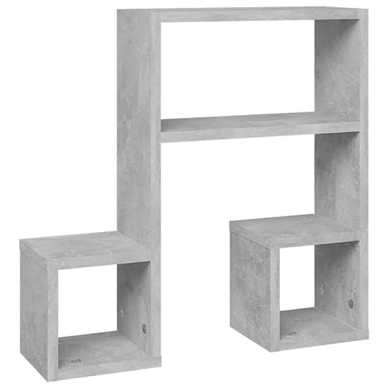 Dacre Set Of 2 Wooden Wall Shelf In Concrete Effect_3