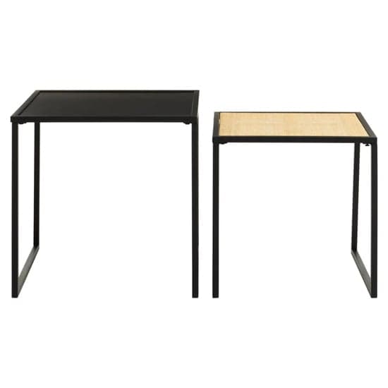 Daire Metal Nest Of 2 Tables In Black_2
