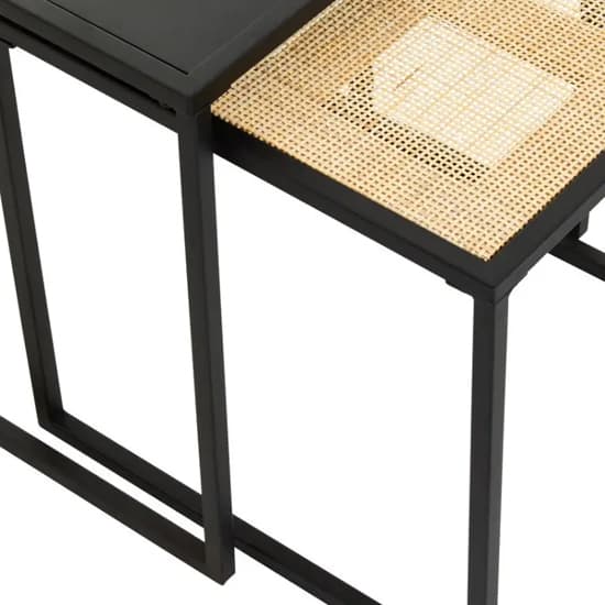 Daire Metal Nest Of 2 Tables In Black_4
