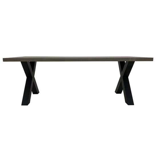 Dallas Rectangular 1800mm Wooden Dining Table In Grey_2