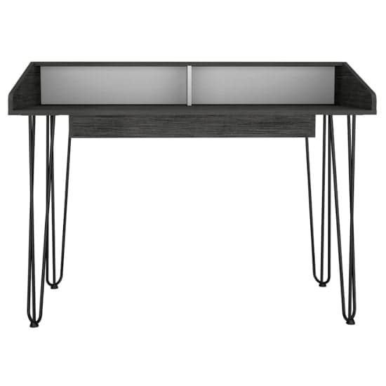 Dunster Wooden Laptop Desk In Carbon Grey And White_3