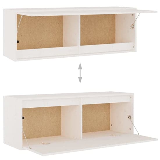 Danail Solid Pinewood Entertainment Unit In White_5