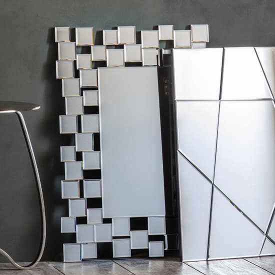Dania Bevelled Wall Mirror In Silver_2