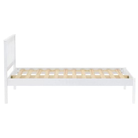 Danvers Wooden Low End Double Bed In White_5