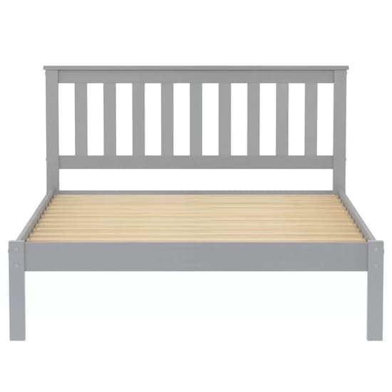 Danvers Wooden Low End King Size Bed In Grey_4