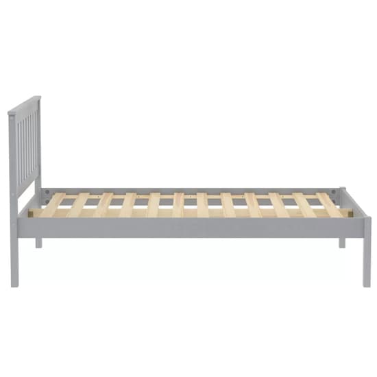 Danvers Wooden Low End King Size Bed In Grey_5