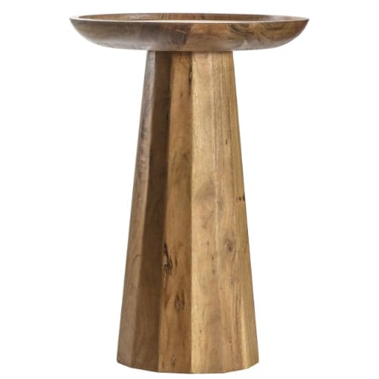 Danwoy Round Wooden Side Table In Natural_2