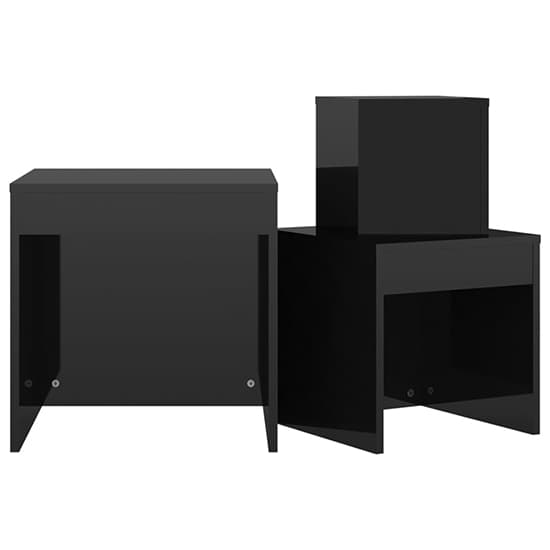 Darice High Gloss Nest Of 3 Tables In Black_4