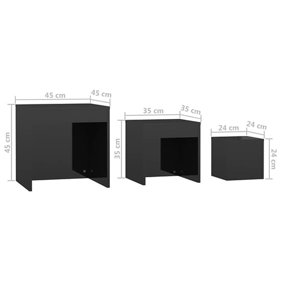 Darice High Gloss Nest Of 3 Tables In Black_5