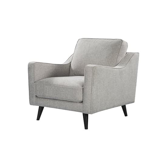 Darius Linen Fabric 1 Seater Sofa In Greige_2