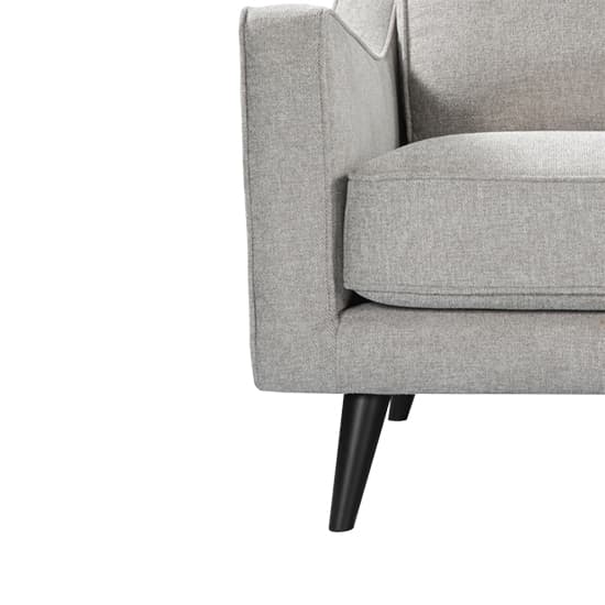 Darius Linen Fabric 1 Seater Sofa In Greige_5
