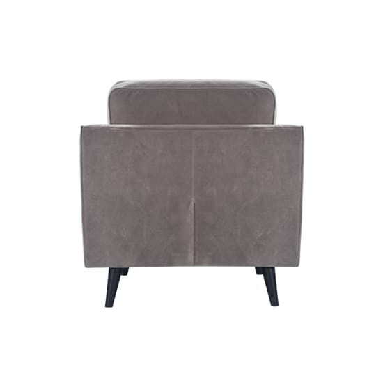 Darius Velvet 1 Seater Sofa In Stone Grey_4
