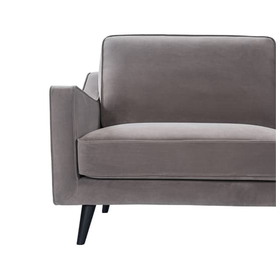 Darius Velvet 2 Seater Sofa In Stone Grey_5