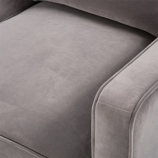 Darius Velvet 2 Seater Sofa In Stone Grey_7